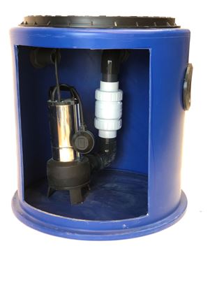 Picture of 190Ltr Single Macerator Sewage Pump Station, Ideal for extensions, Kitchens, Single w/c's and Annex's -